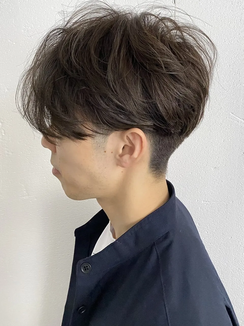 kico・センターパートカルマパーマメンズ刈り上げツーブロック