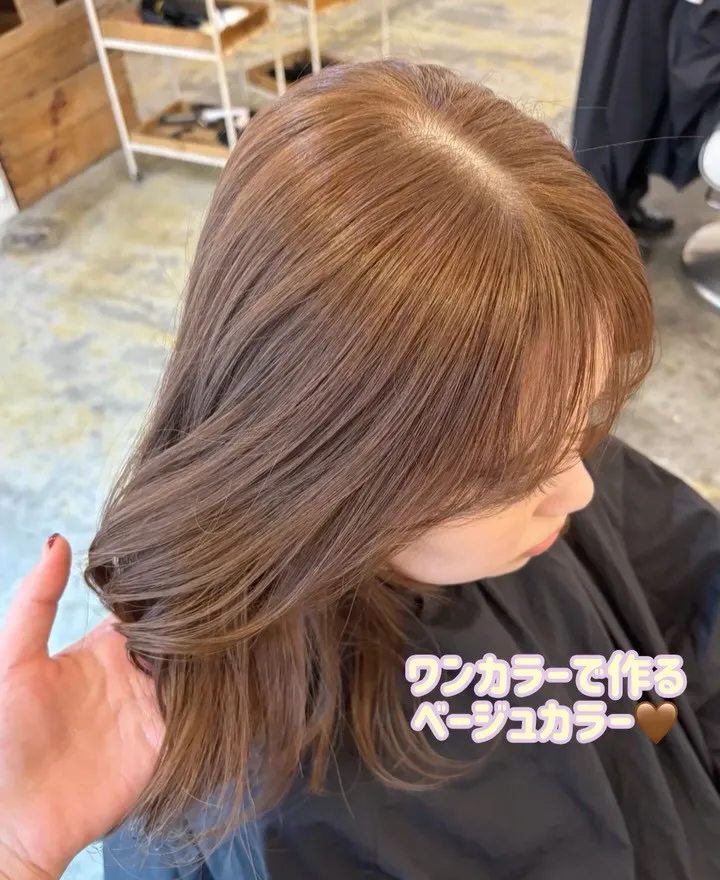 ワンカラーベージュ